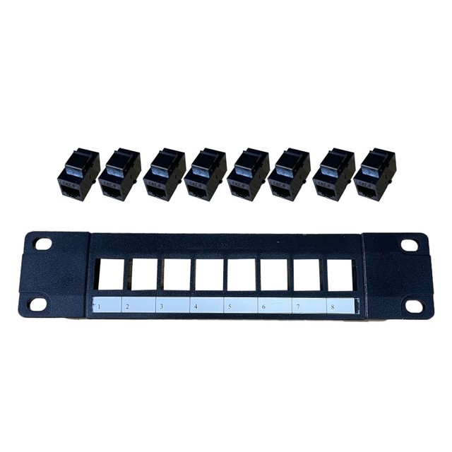 8 port patch panel wall best sale mount