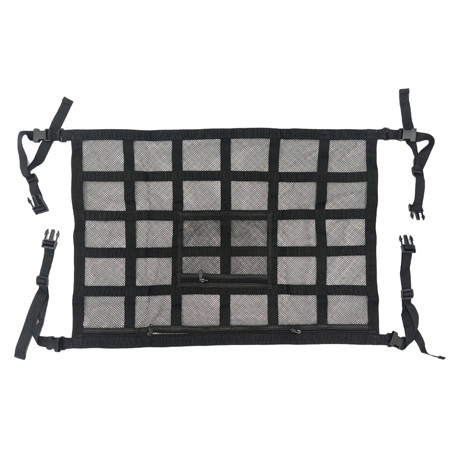 Car Ceiling Cargo Net Storage Pocket Strengthen Load Bearing Car