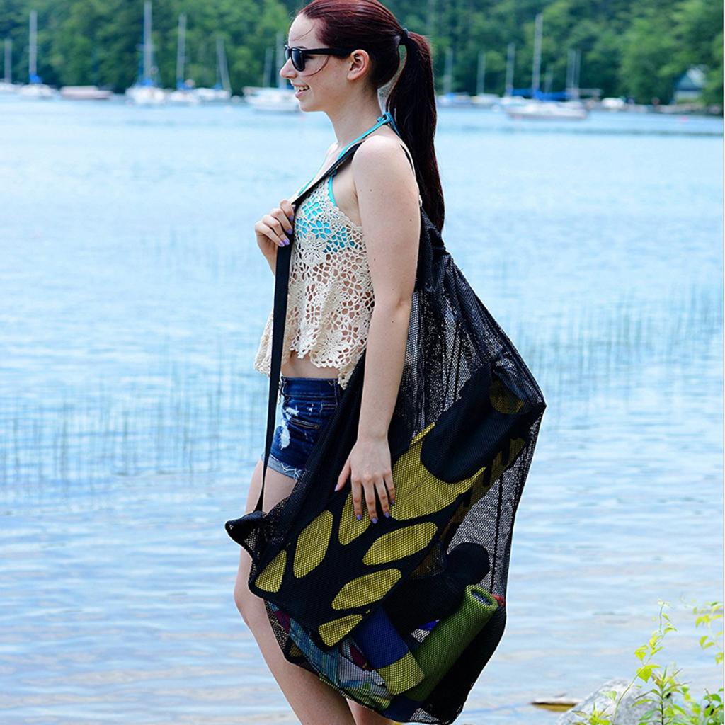 Sports drawstring ball bag with shoulder strap for basketball soccer