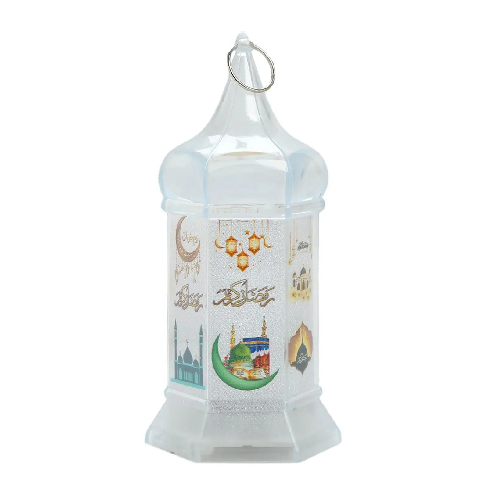 Retro Style Eid Lantern Ramadan Decorations Gift LED Indoor Office Festival
