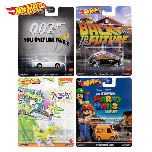 Hot Wheels Voiture de culture de divertissement haut de gamme pour garcons jouet moule sous pression Tyiture Toyota Domestique Super Mario retour vers le futur original 1 64 AliExpress