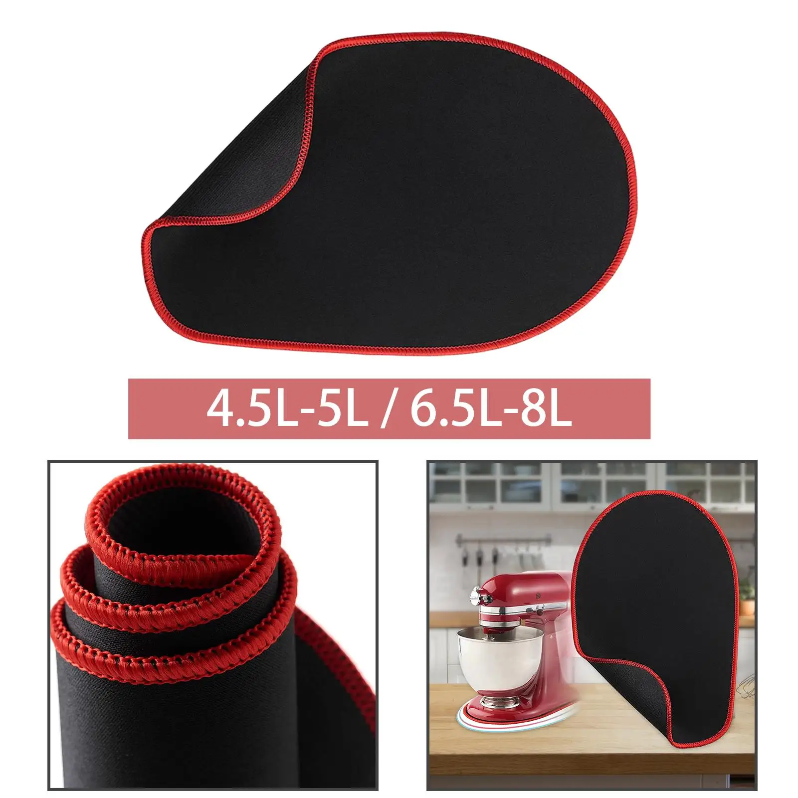 Rubber Mover Moving Matting Kitchen Countertop Accessories Mixer Slider Mat for Stand Mixer