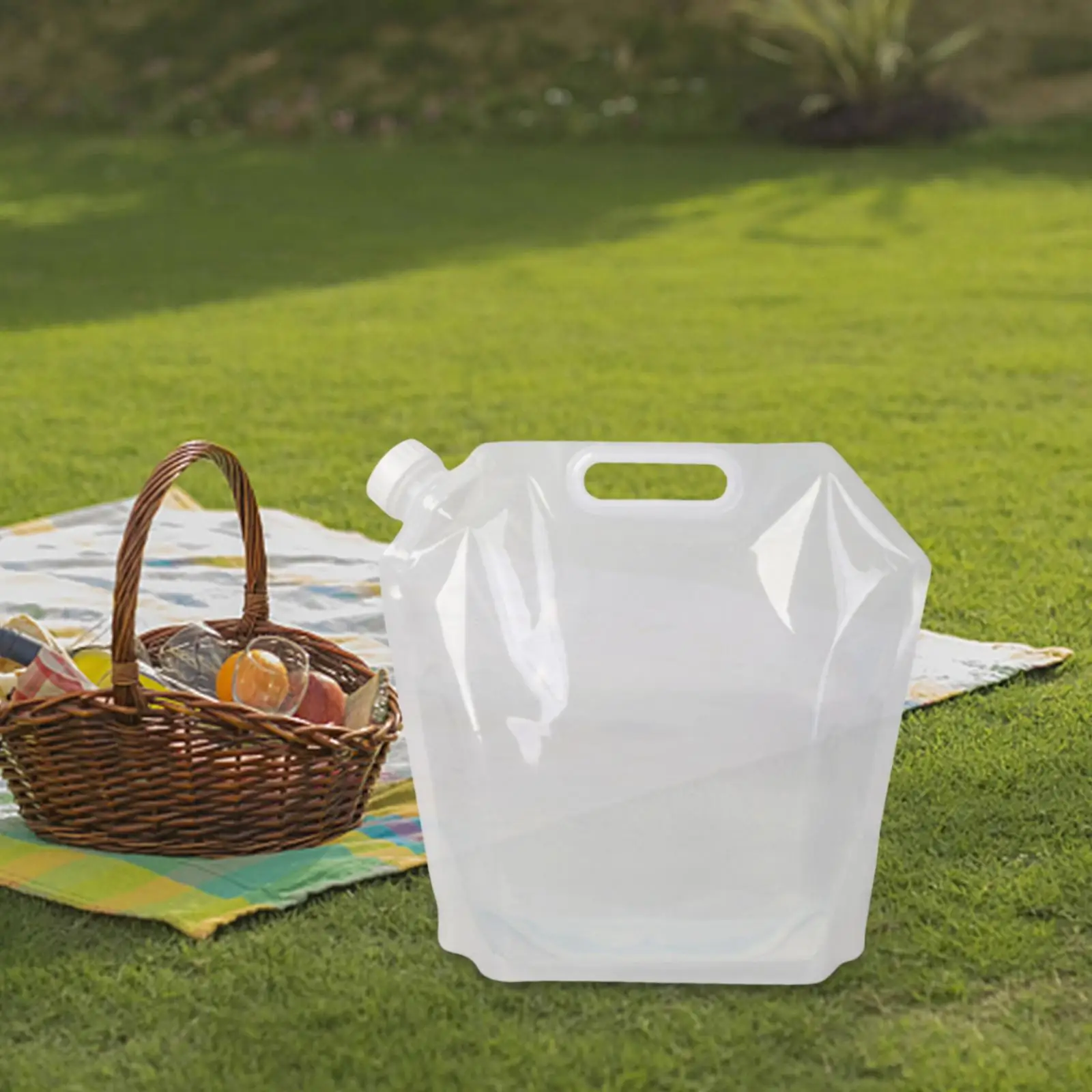 Foldable Water Tank Container Bag 5L Outdoor Drinking Tool Sturdy Refillable