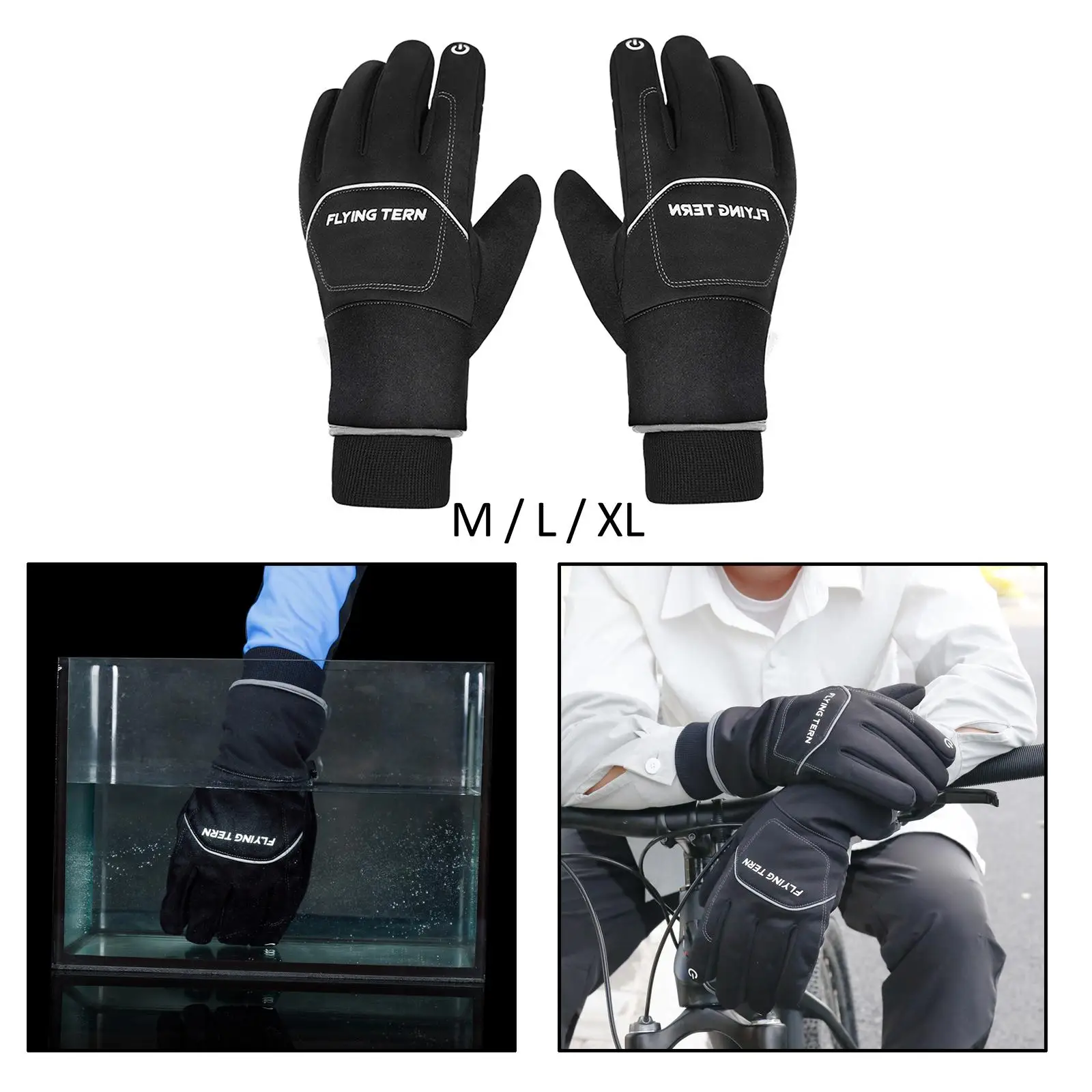 Waterproof Winter s Men Women Touchscreen Anti Slip Silicon  Windproof Thermal  for Driving Cycling Riding Motorcycle  Weather