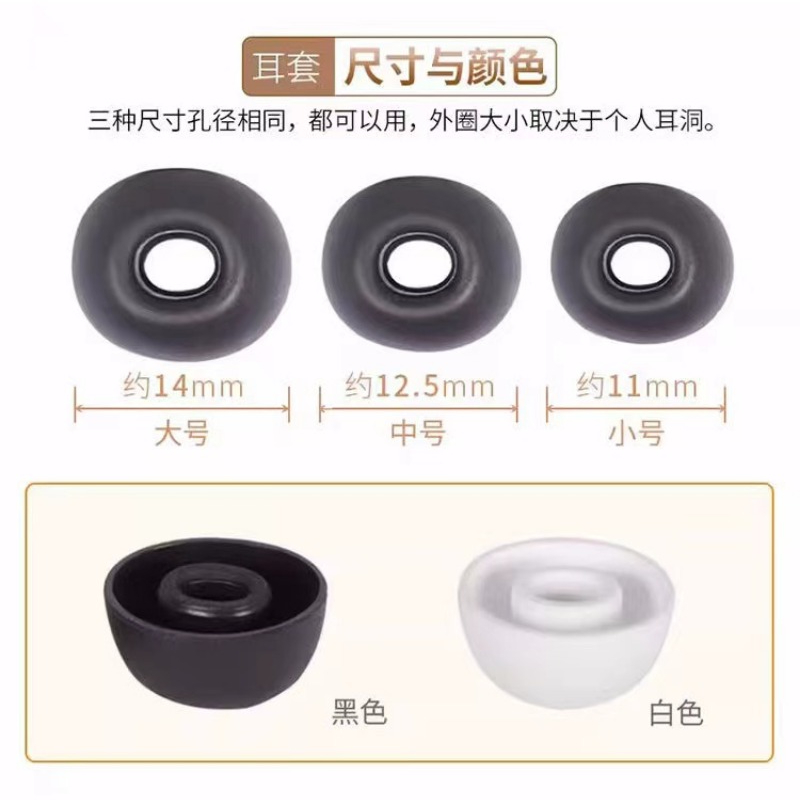 Silicone Eartips for Nothing Ear2 Tips Comfortable Ear Tips Pad Earplug Silicone in Ear Eartip Plugs Replace Headphone Cap Cover