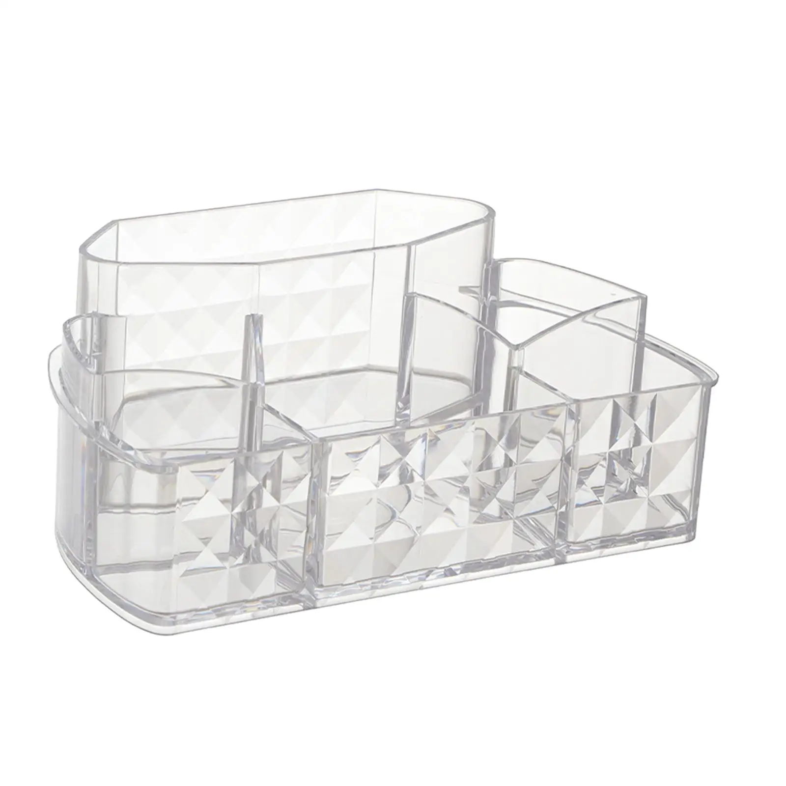 Makeup Organizer Transparent Compact Holder Cosmetic Storage Box for Lipstick Jewelry Brushes Eyeshadow Palettes Desk