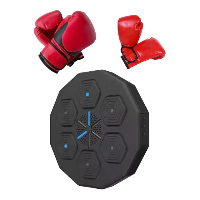 Juego de boxeo montado en la pared, Boxer musical para entrenamiento de  boxeo, objetivo de boxeo musical inteligente con guantes para adultos y  adolescentes - AliExpress