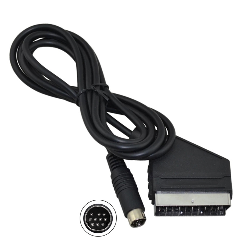 Title 2, P9YE RGB Scart Cable for sega for SATURN Video...