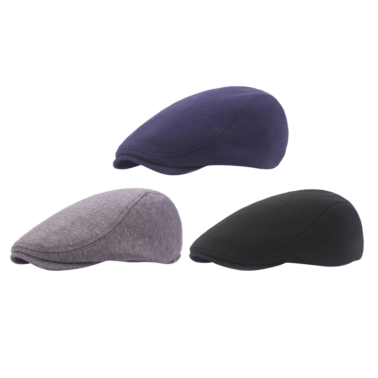 Stretchy Adjustable Newsboy Hats Women Men Flat  Irish Cabbie Flat Ivy  Durable Baret Herringbone  Head Warmer