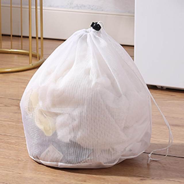 2 pezzi lavatrice Mesh Net Bags sacchetto della biancheria grandi sacchetti  di lavaggio addensati sacchetti di lavaggio per vestiti domestici  riutilizzabili - AliExpress