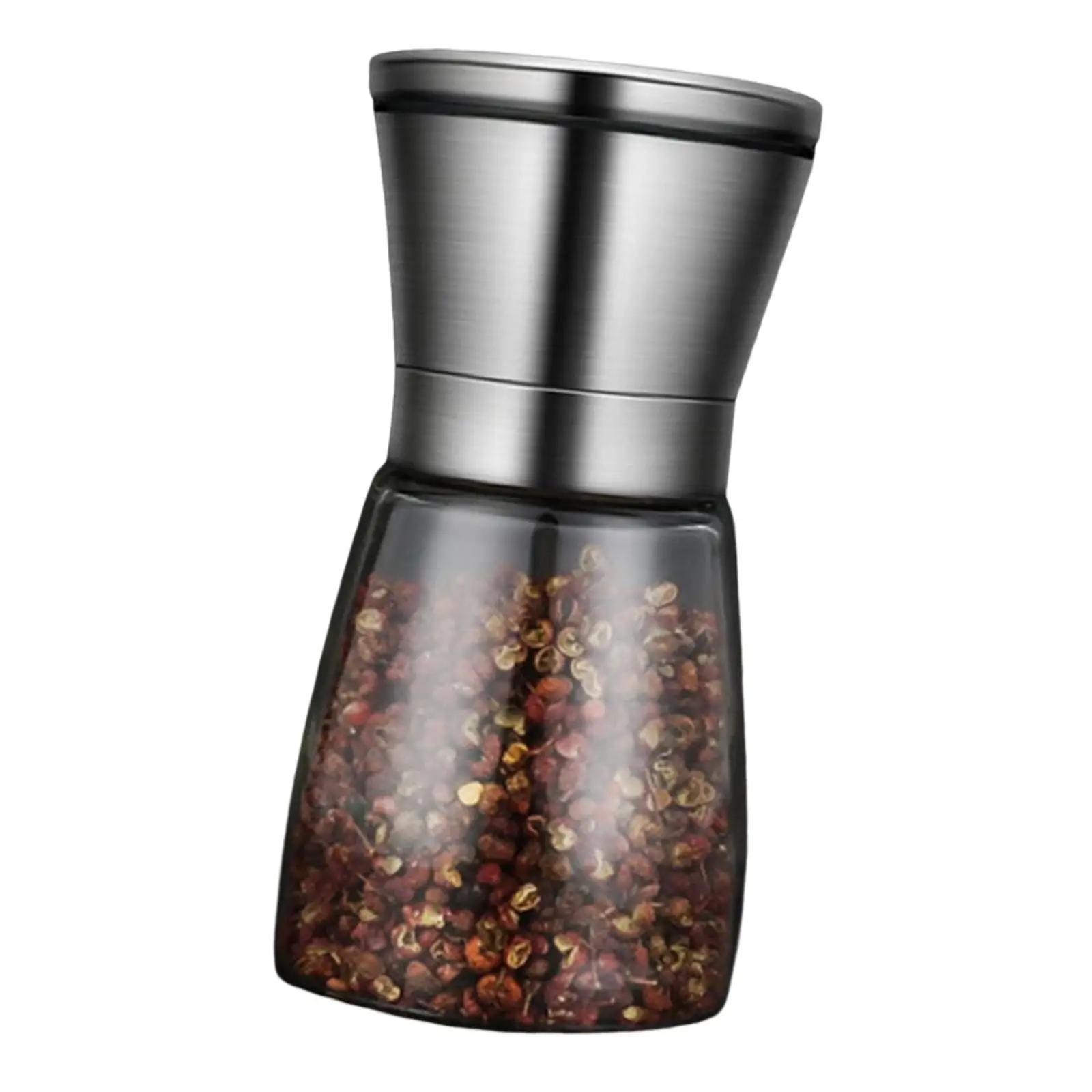 Multipurpose Pepper Mill Spice Jar Grain Mill Stainless Steel Spice Mill Kitchen Tools for Salt Spices Pepper