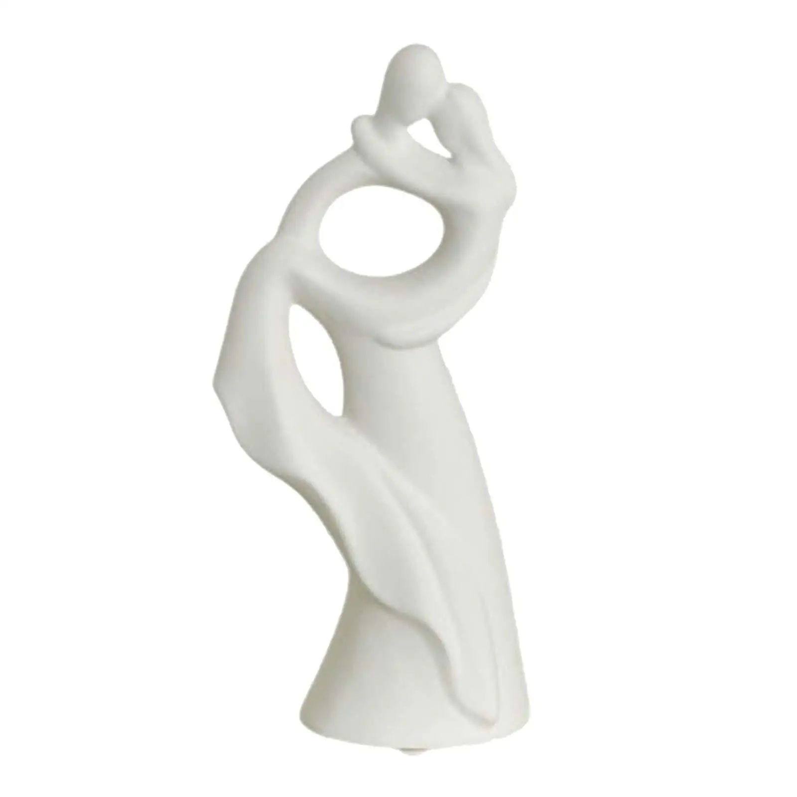 Couple Statue Ornament Art Abstract Figurine Decorative Nordic Crafts Sculpture Minimalist Lover for Bar Desk Office Home Shelf