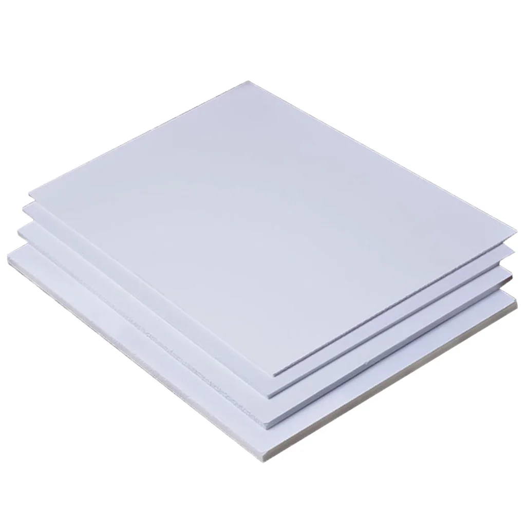 White PVC Sheets Building Model Display DIY Craft 2mm / 3mm Thick