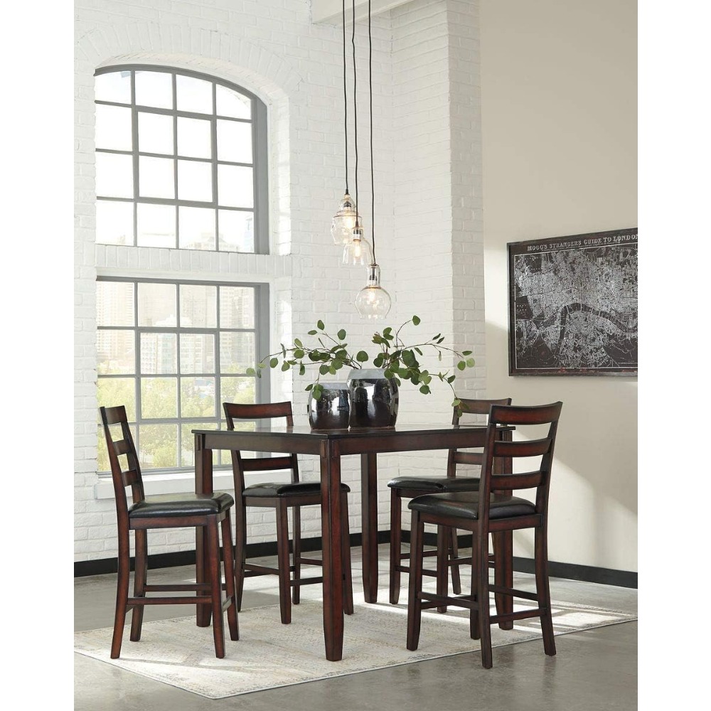 Living Room Dining Table Set Chair Coviar 5 Piece Counter Height Dinin