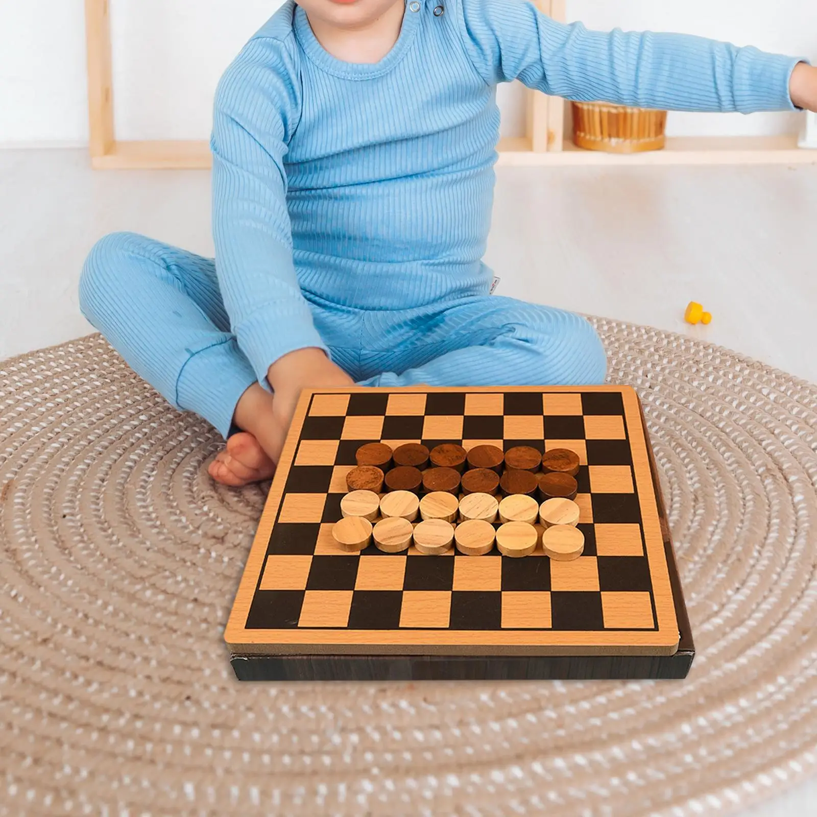 Chess Game Set Early Education Toys Chessmen Craft Decor for Children