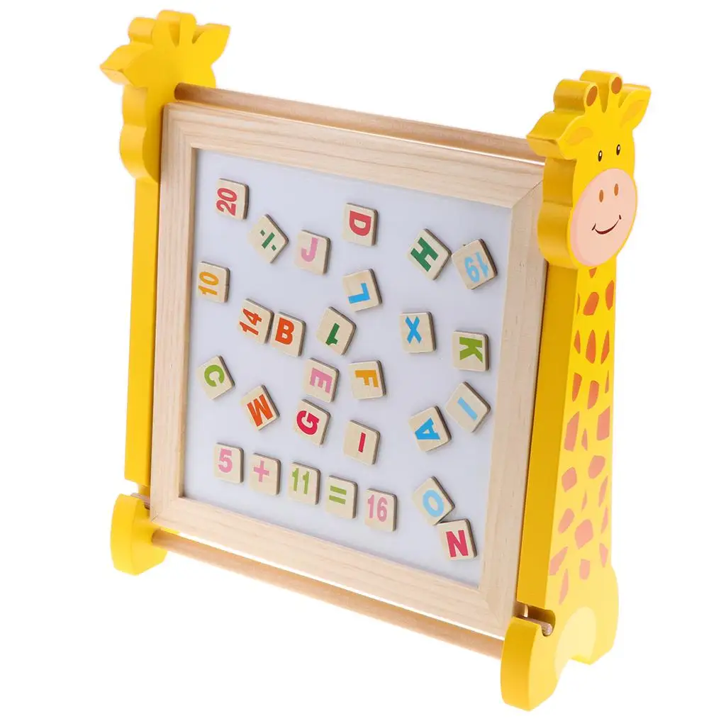 Colorful Abacus Educational Counting Toy, Learning Abacus  Counting Games and  Wooden Double Side Drawing Writing Board