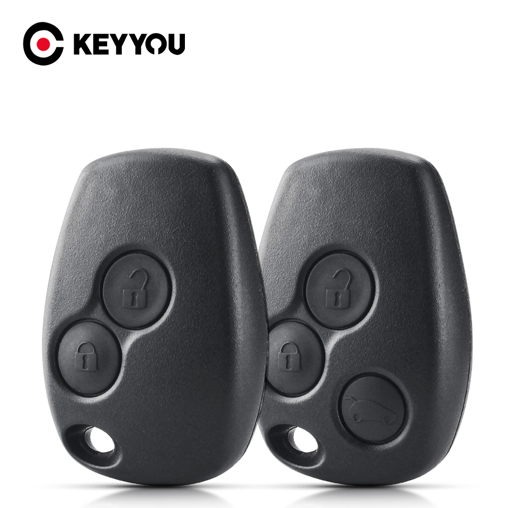 KEYYOU 10 stücke 2/3 Tasten Fernbedienung Schlüssel Shell Auto Fall Für Renault Duster Logan Fluence Clio für Nissan Opel keine klinge – Detail 3