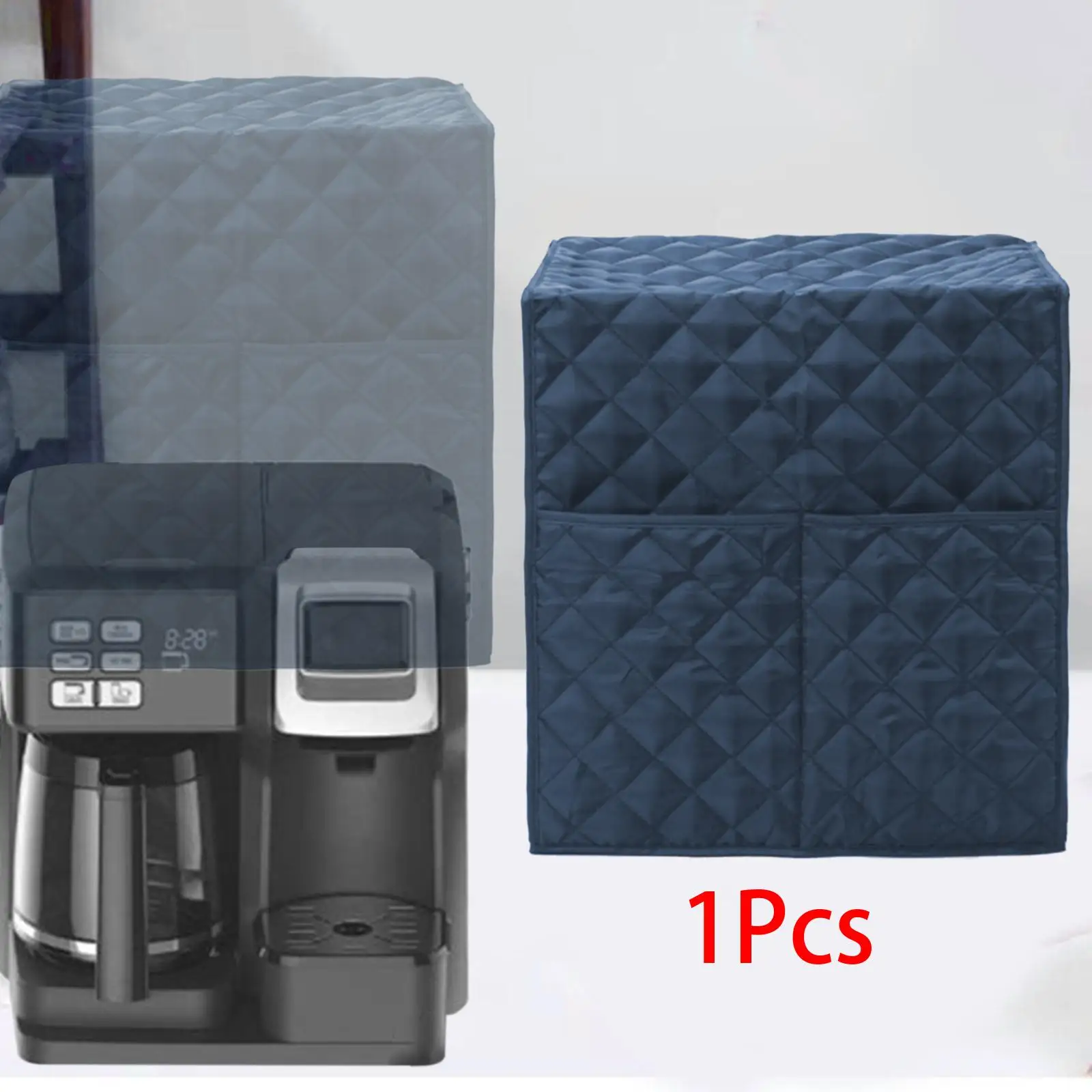 Espresso Machine Quilted Protective Cover Machine Washable Mixer Accessories Coffee Making Machine Cover for Restaurant Bar Cafe