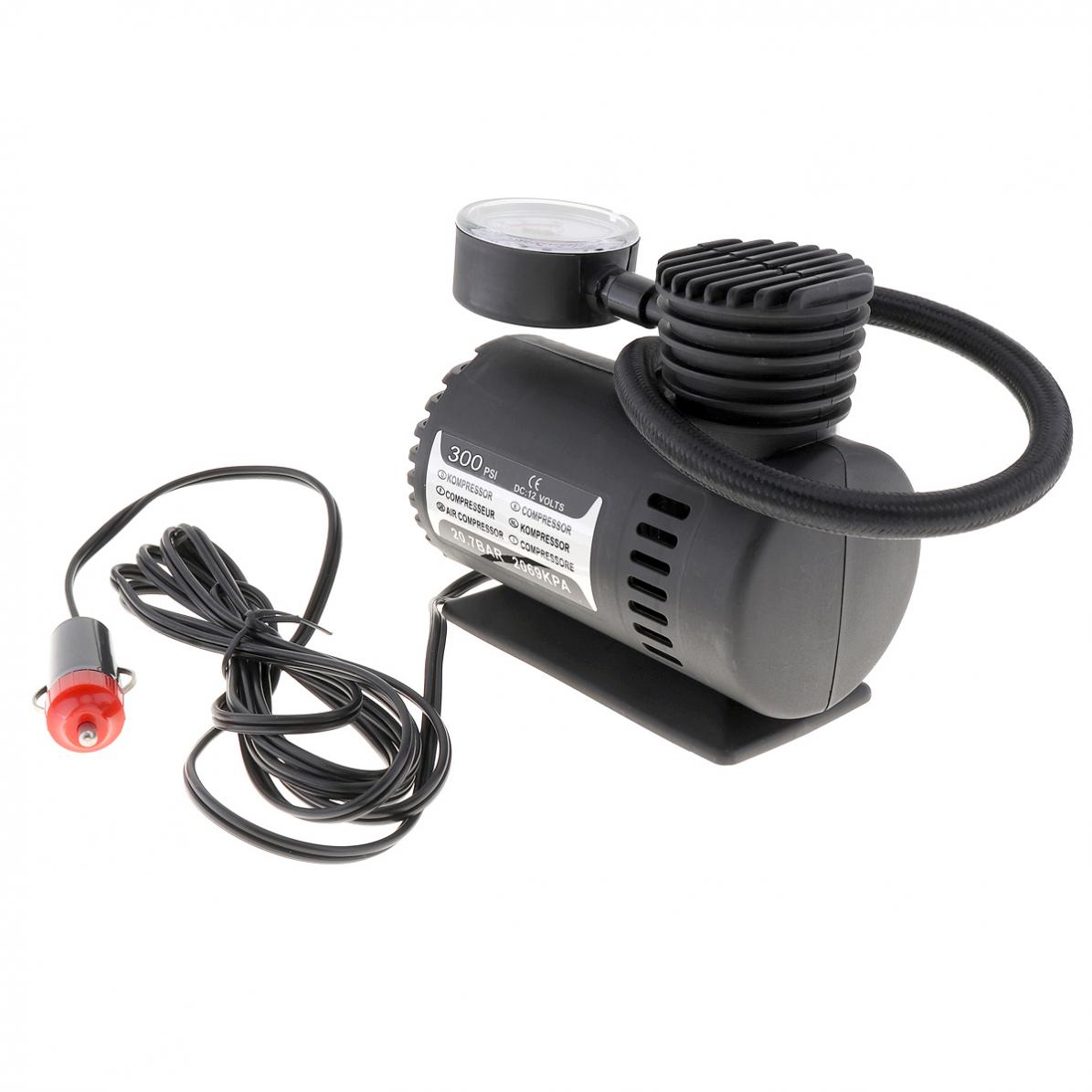 Title 3, Portable 12V 300PSI Electric Pump Air Compresso...