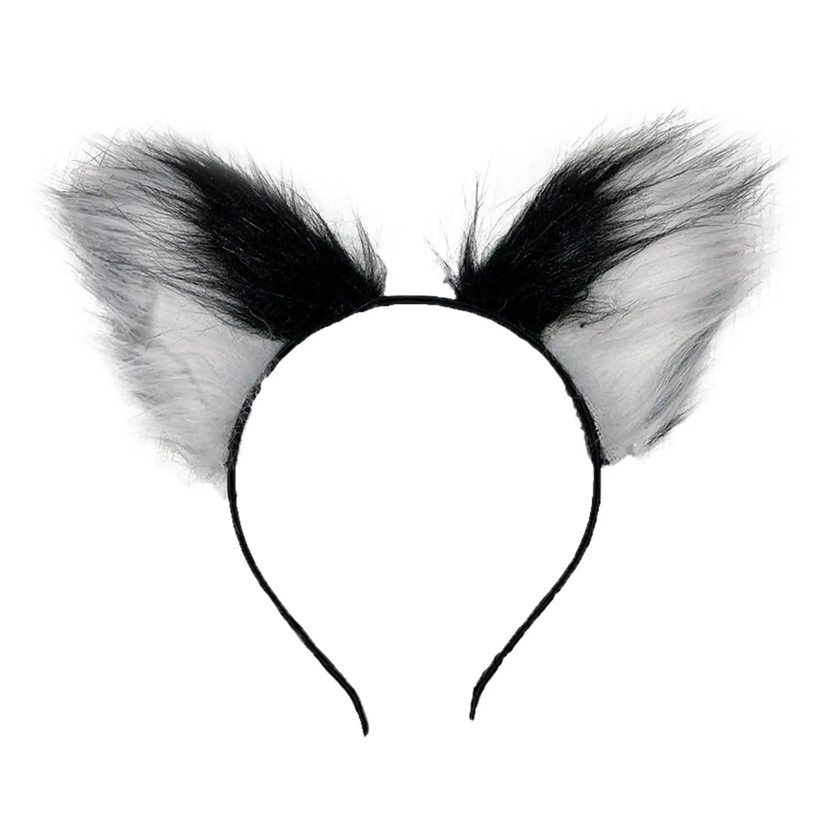 Furry Animal Cat Fox Ear Hair Hoop Fashion Hairband Cute Lightweight Headwear Hair Headband for Birthday Party Festival Holidays