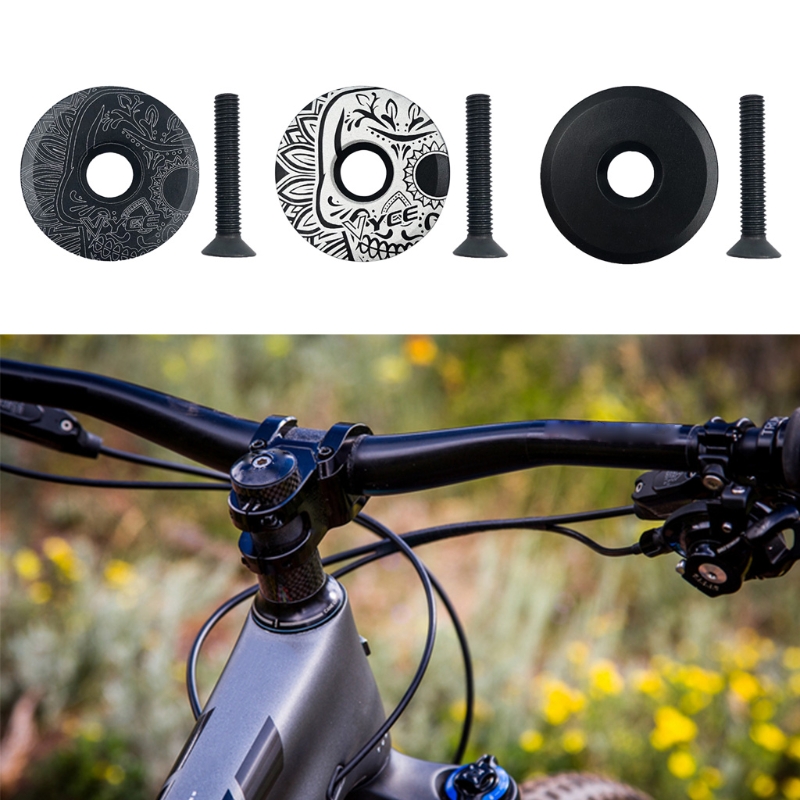 G92F Aluminiumlegierung Fahrrad Top Vorbau Abdeckung mit Schraube Fahrrad Oberrohr Kappe Vordergabel Top Vorbau Abdeckung MTB – Detail 5