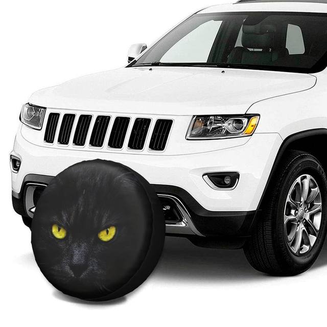 Couvre-Roue De Secours Personnalisable - Imperméable Polyester - Pour SUV, Camion, RV - 14-17"