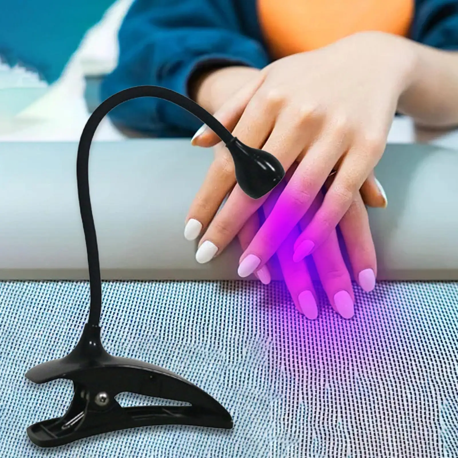 Nail Polish Curing Light usb Charging Bendable 360 Degree Adjustable Compact Nail Dryer Lamp for Starters Beginners