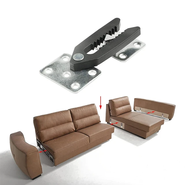 Sofa Joint Snap Accessories Easy Installation Fasteners Detachable Sturdy  Hardware Couch Connectors Sectional Lock for Home - AliExpress