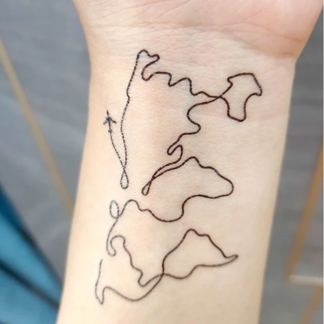 Med Tech. Запись со стены. | Map tattoos, World map tattoos, Globe tattoos