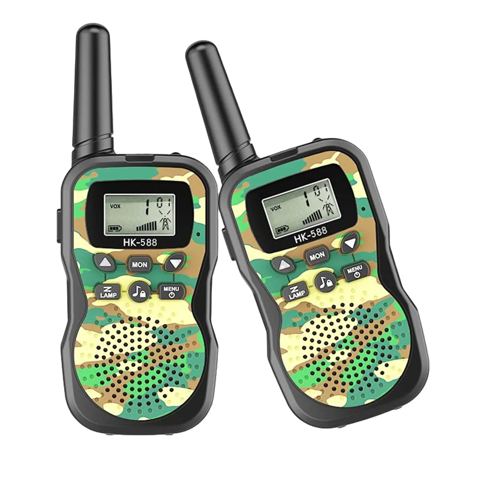 Outdoor Kids Walkie Talkies Toy Two Way Radios for 3-12 Year Old Boys Girls 5.7x3.5inch Interactive Long Range with Backlit LCD