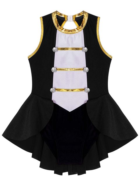 Costume Da Domatrice Circo Per Bambina - Con Paillettes E Gonna In Tulle Per Feste E Halloween - Foto 5