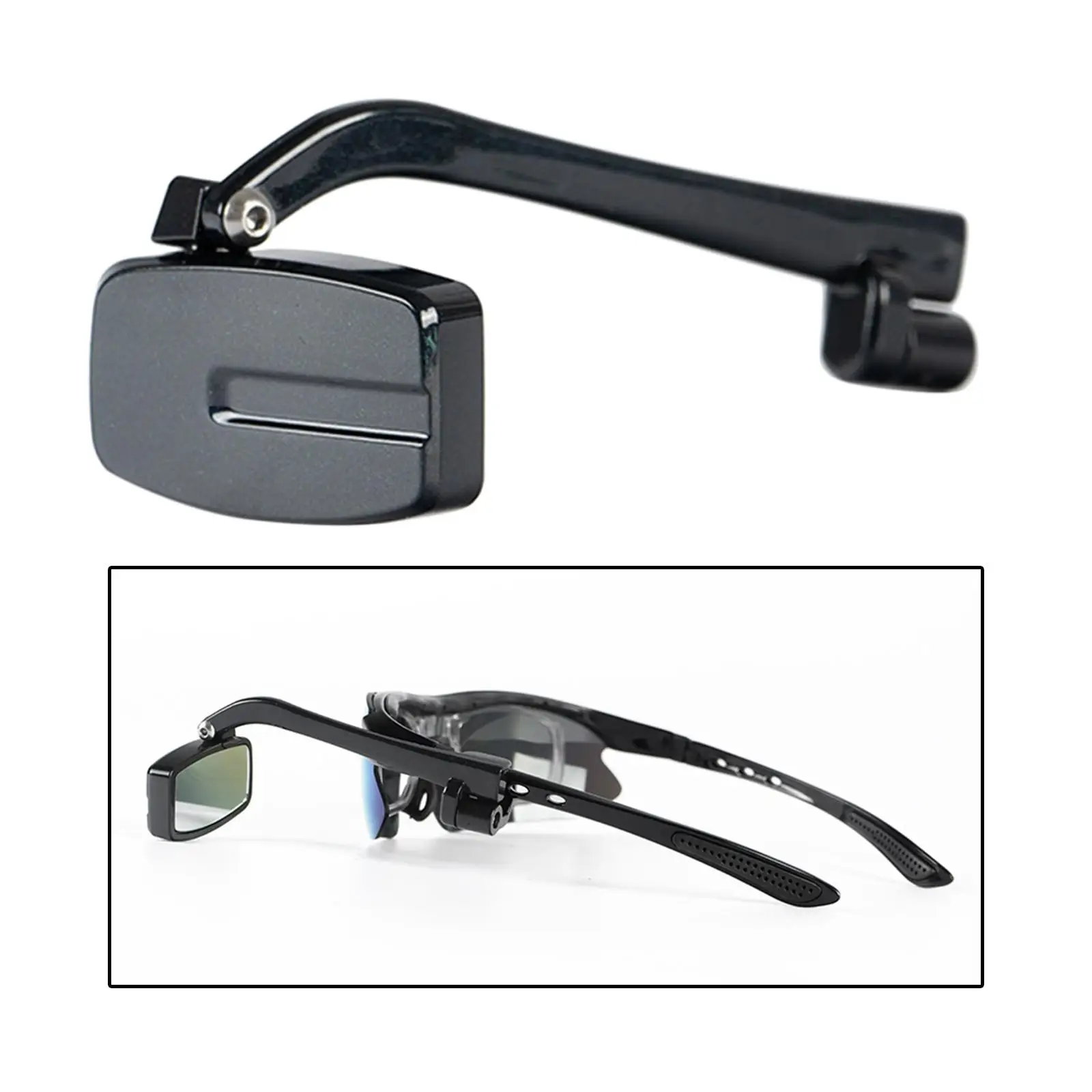 Glasses Rear View Eyeglass Mount Sunglasses Wing Mirror for Bicycle Riding