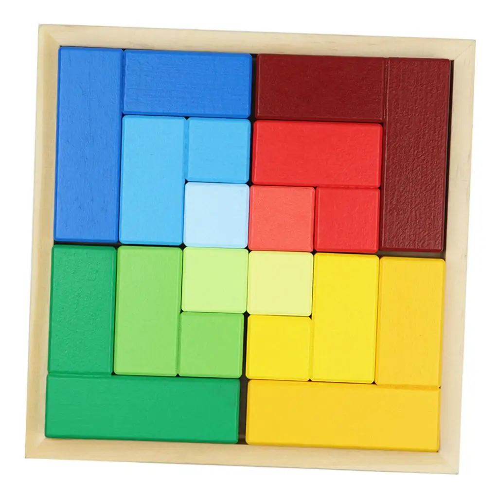 Educational Wooden  Puzzle Cubes Jigsaw  for Children 2-6 Years Old Kids