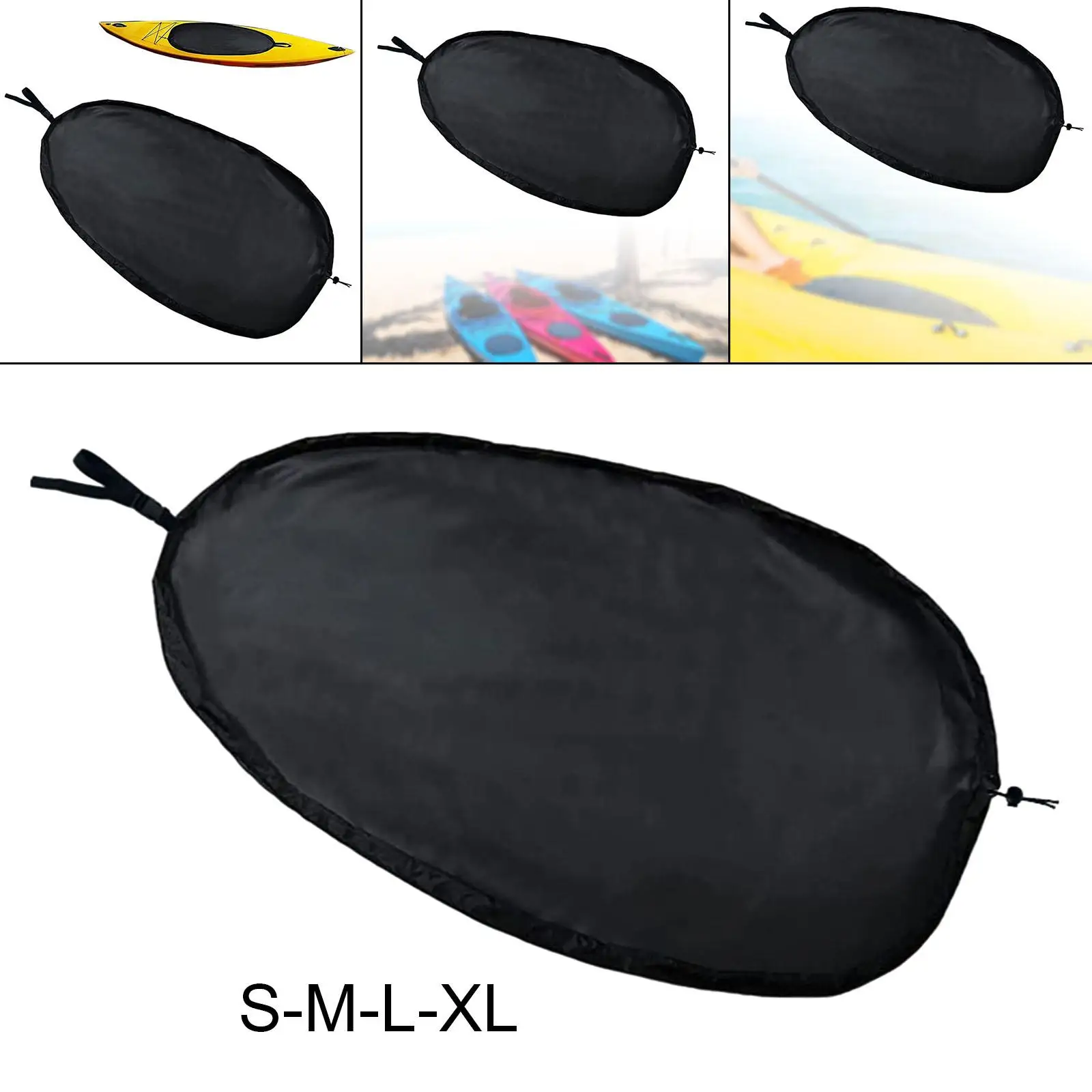 Portable Kayak Cockpit Cover Water Resistance Durable Breathable for Canoe
