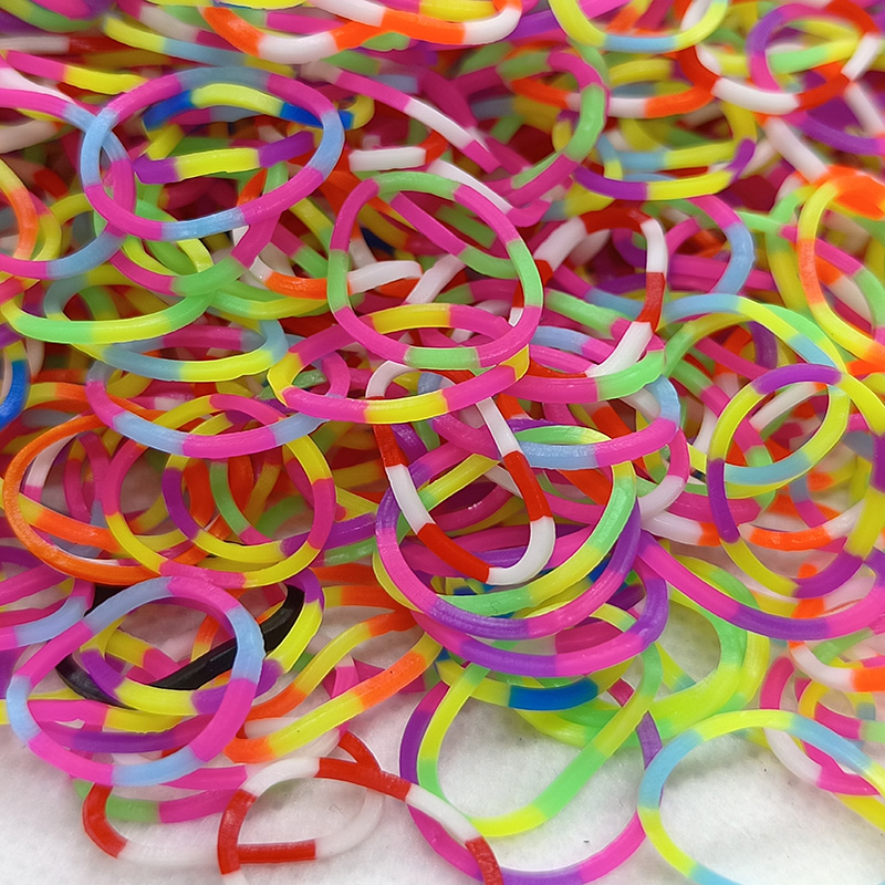 DIY Loom Gummiband Armband Mädchen Jungen Dekoratives Handgelenk Armband Klassische handgemachte Halskette Spielzeug Schmuck – Detail 13