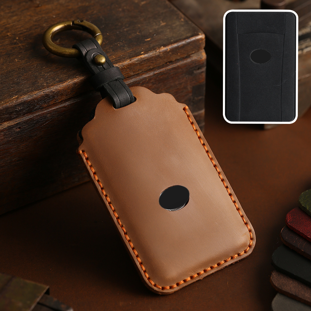 Portachiavi in vera pelle per LEXUS LX 570 2016 2019 LS 500h 2020 RX 300 2017 ES LM 2020 -