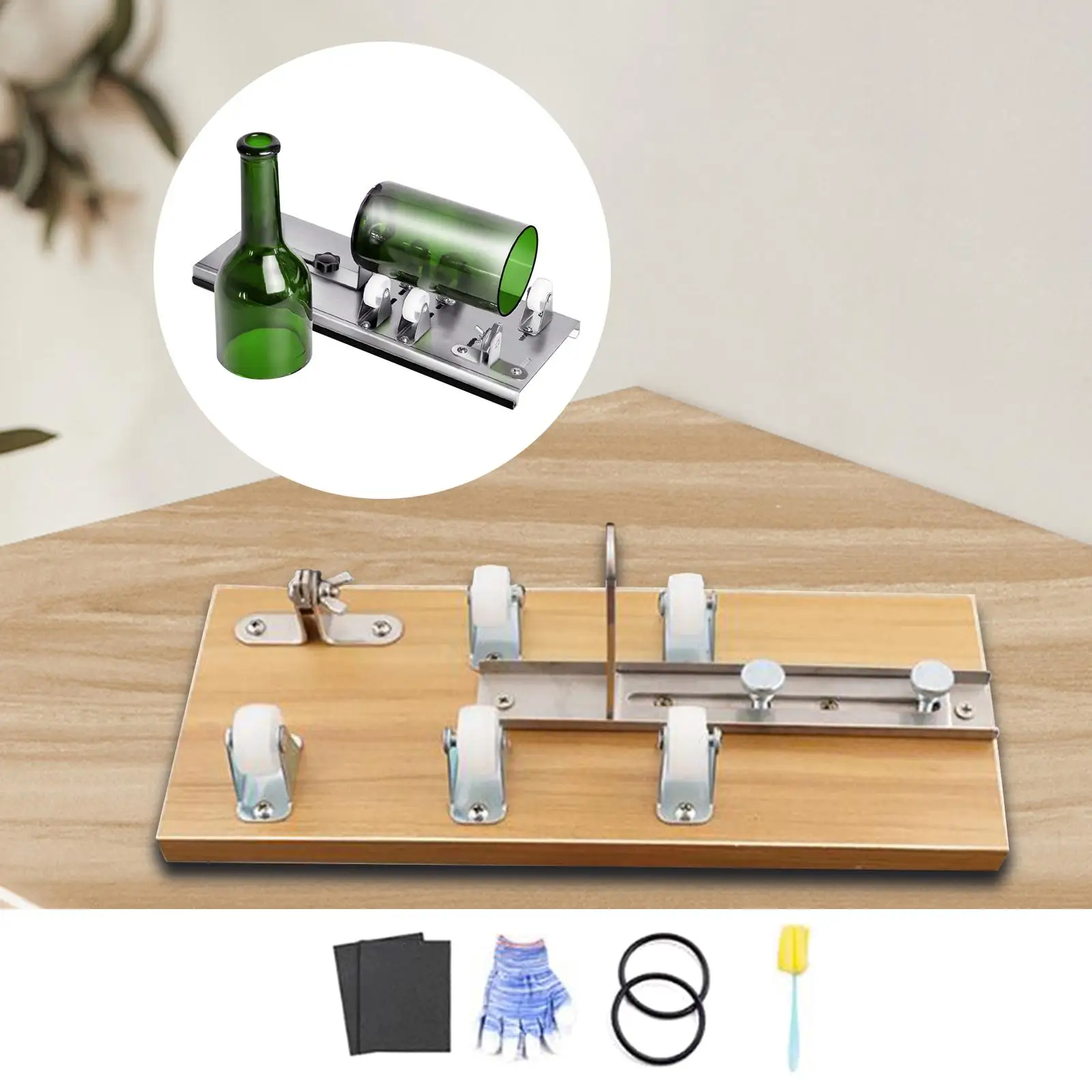 Glass Bottle Cutter Manual Tool Stainless Steel Household Stable Handicrafts for