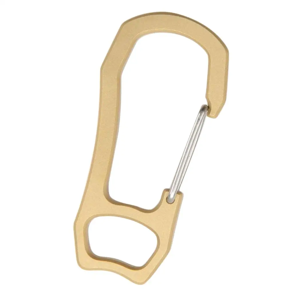 Brass Key Chain Carabiner  Spring Clasps Hooks Keyrings Copper