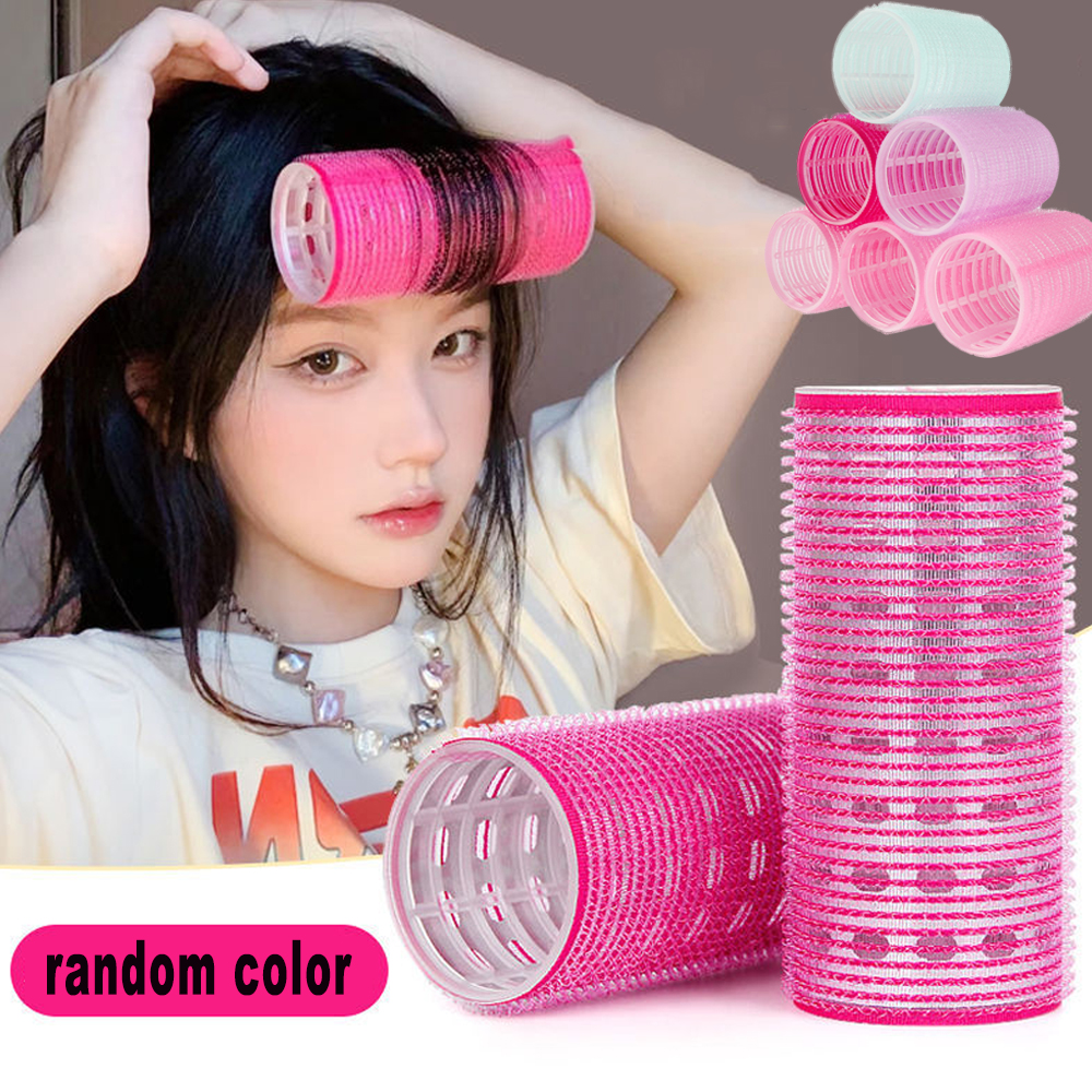 Best of New Hair Curler Plastic Self-adhesive Hair Curlers Lazy Air Bangs Curling Tube Eight-character Bangs Curling Hairdressing Tools Reviews & Tips