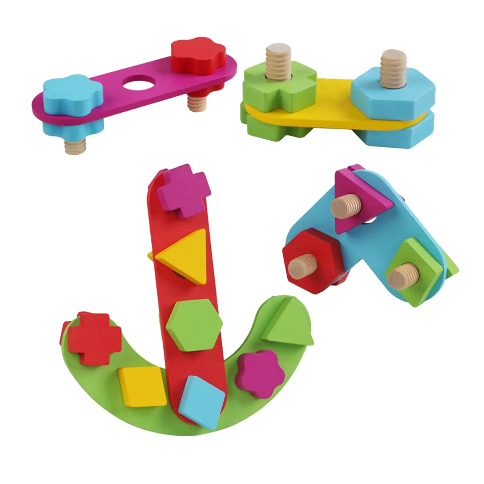 Kids Nuts and Bolts Toy Montessori Educational Toy for Birthday Gift Kids