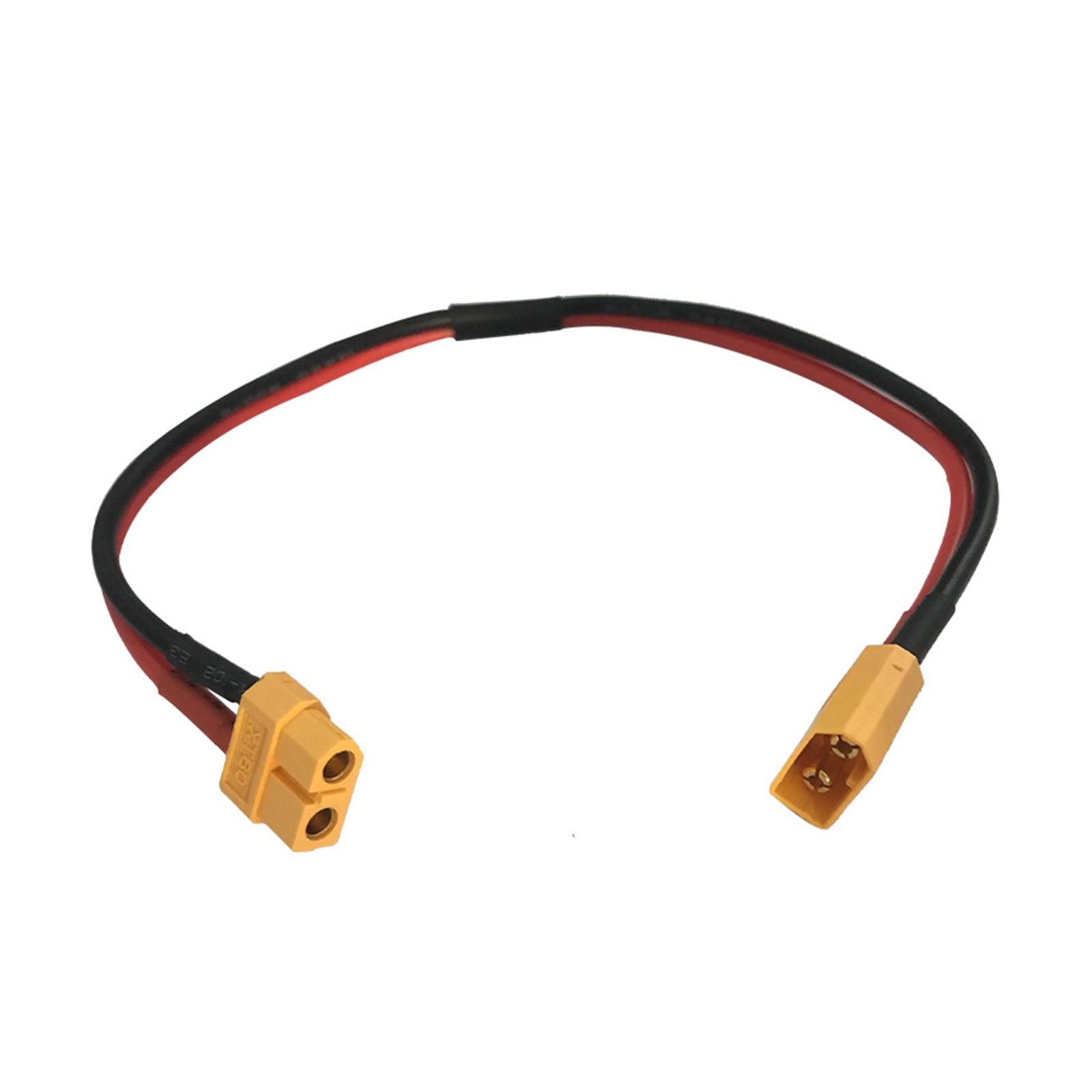 XT60 to XT60 Easy to Install Adapter Connector Transfer Cable Spare Parts Extension Cable Charger Cable Replaces Female to Male