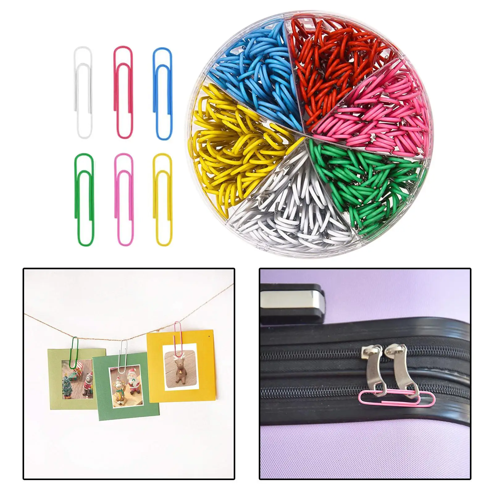 600pcs 2 50mm Small Clips Office Supplies Bookmark Accessories