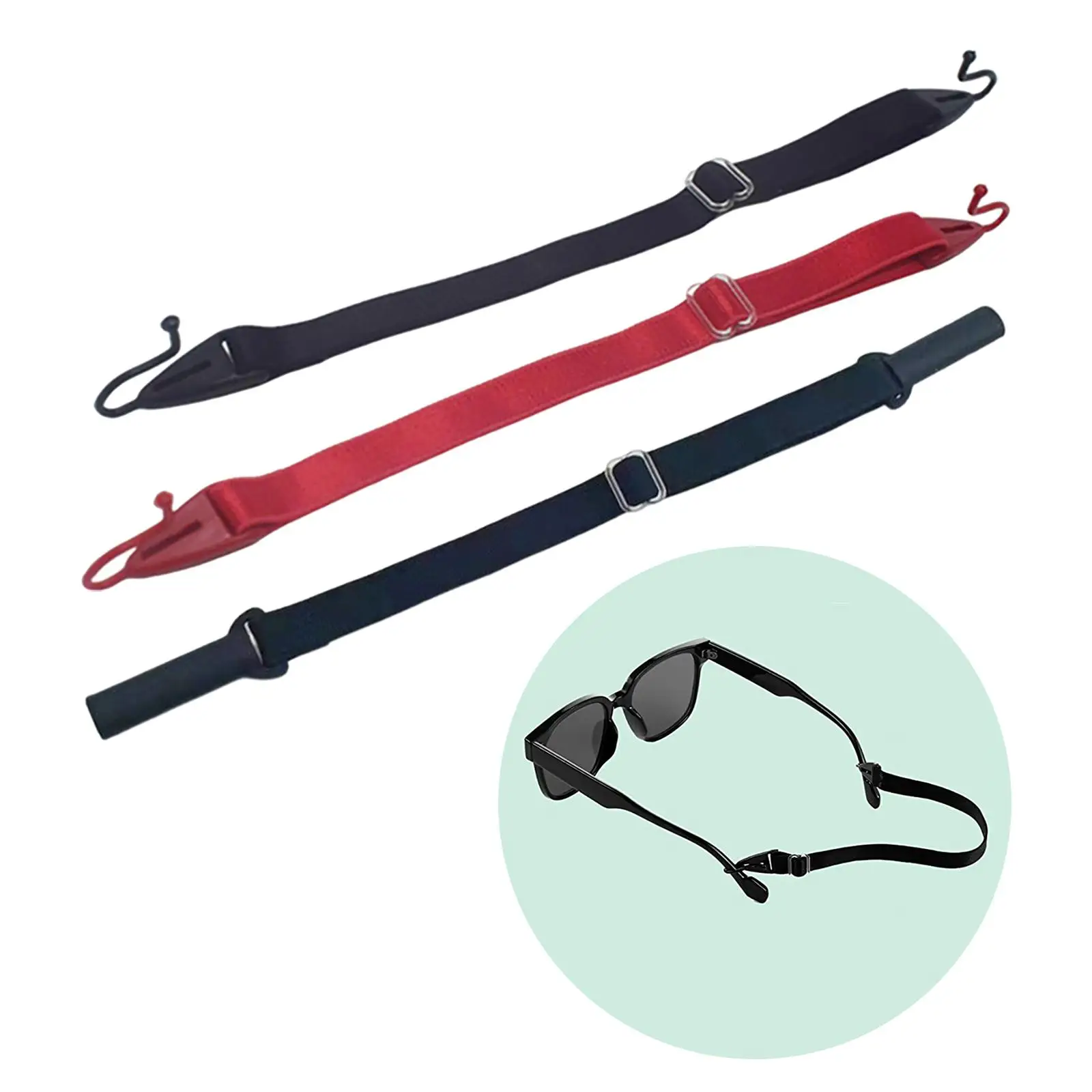 Sunglasses Strap Adjustable Eyewear Rope Non Slip String Rope Eyeglasses Strap for Kids Cycling Fishing Rock Climbing Hiking