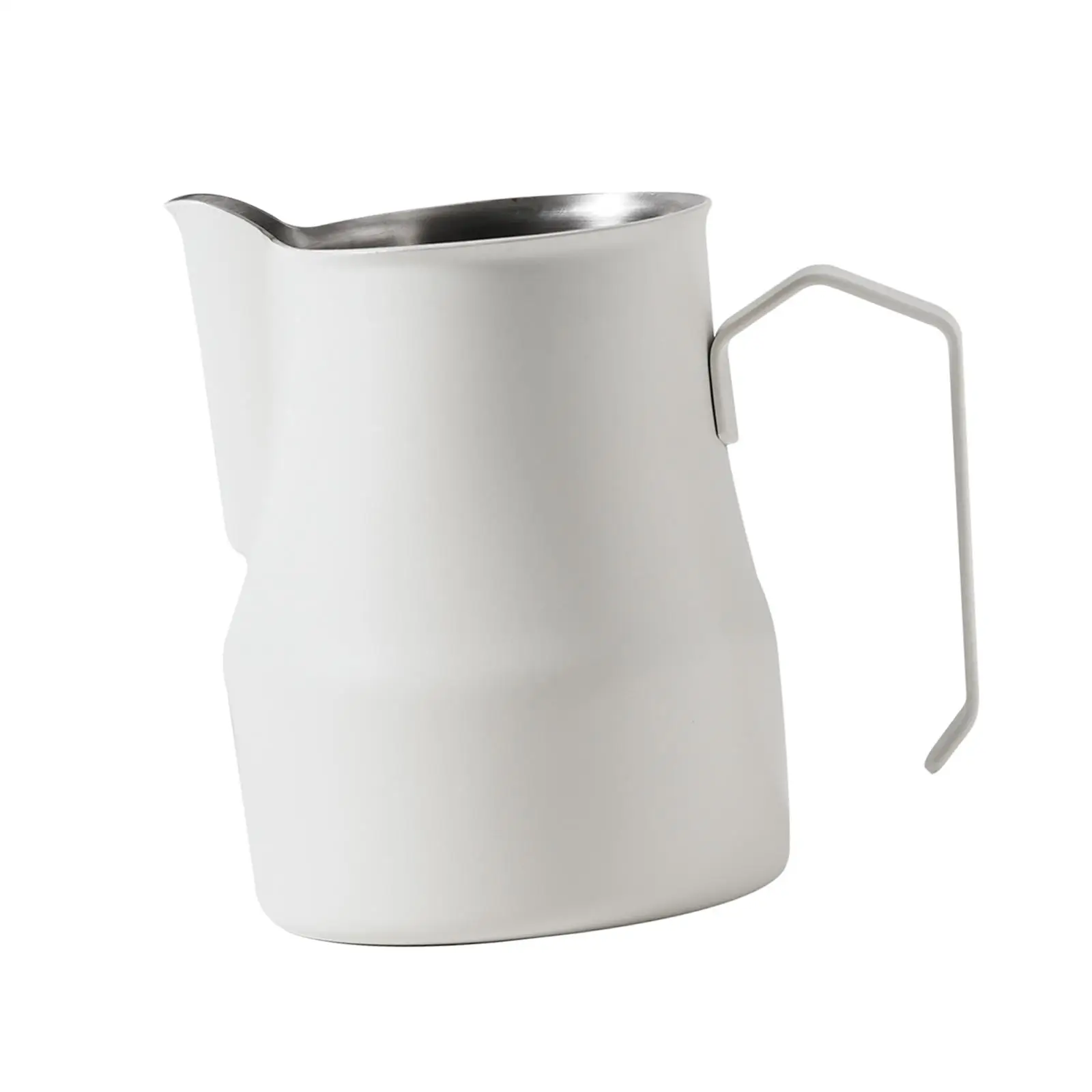 Coffee Milk Frother Cup Stainless Steel Barista Tool Pouring milk Frothing Pitcher for Shop Hot Chocolate Latte Art