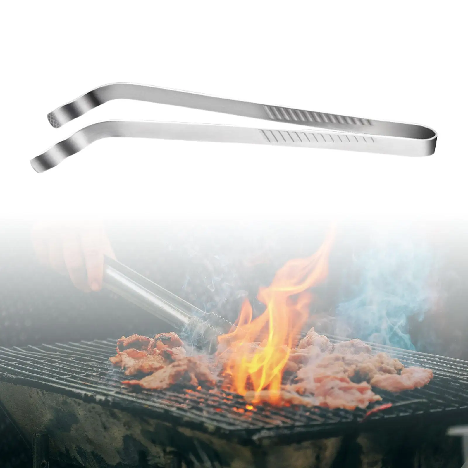 Steak Tongs Serving Tongs Long Handle Kitchen Utensils Kitchen Cooking Tool Kitchen Tongs for Salad Bread BBQ Noodles