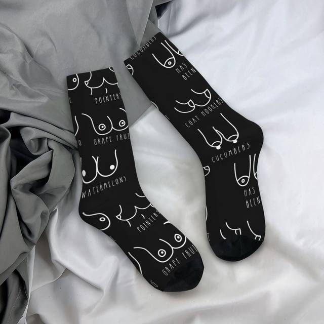 Chaussettes pour hommes, Style de rue, sans couture, imprimées, Retro,  mignon, ovni, fou, unisexe, nouveauté, joyeux d'équipage, cadeau pour  garçons - AliExpress