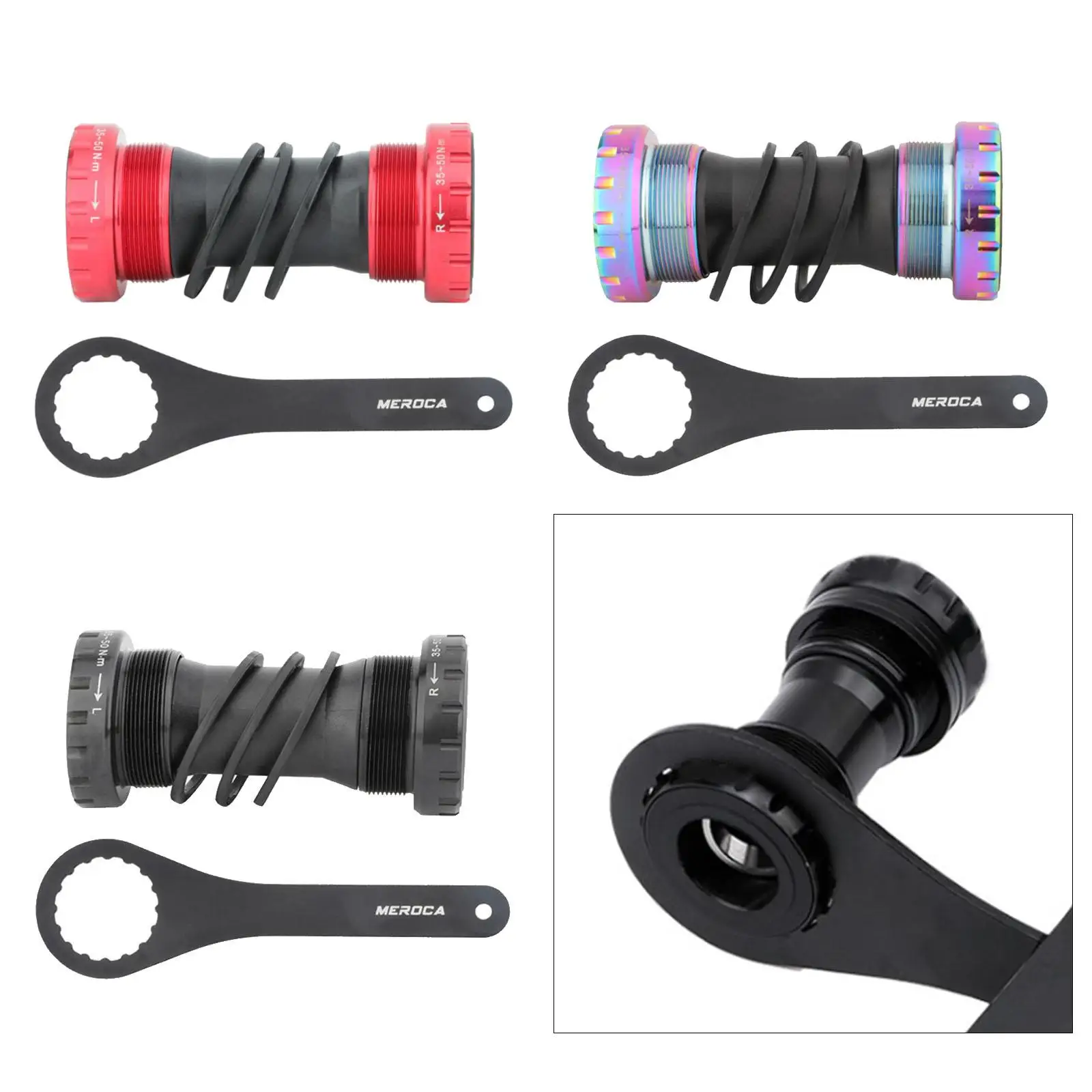 Bottom Bracket Lightweight Hollow Integrated BB 68/73mm for Bike