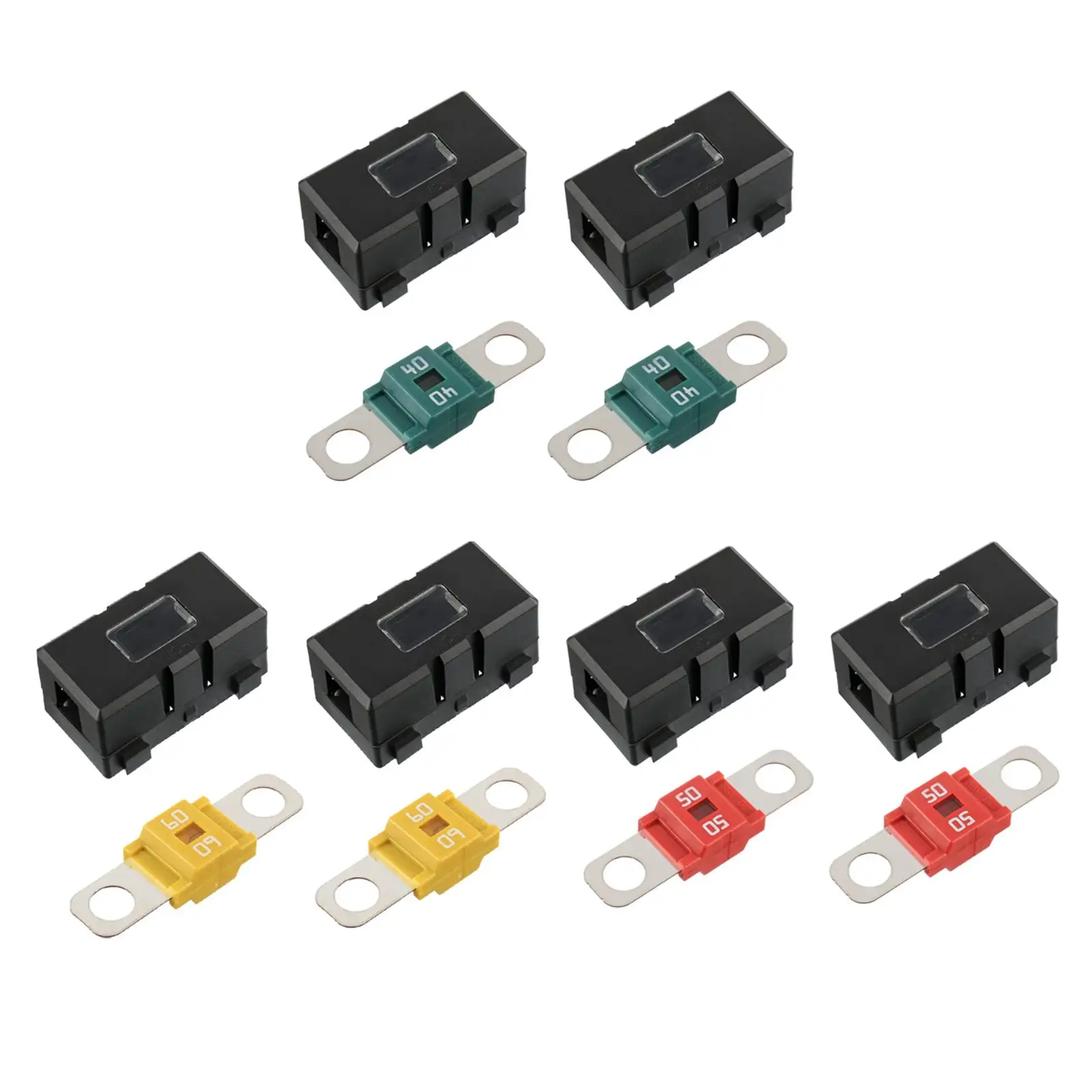 car Fuse Holder Nylon PA66 Circuit Protection for Fuses Construction Vehicles Agricultural Machinery Cars Caravans