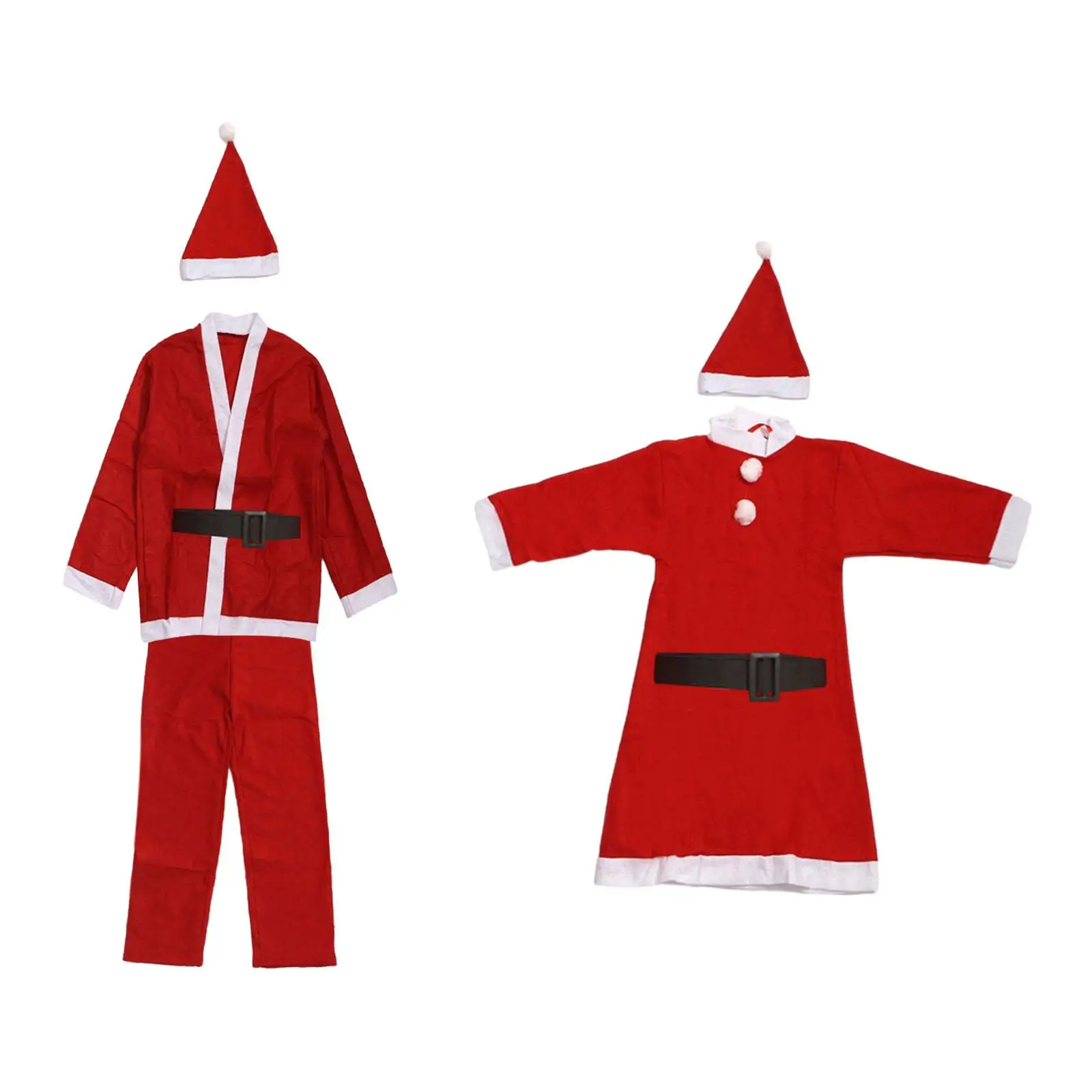 Children Santa Claus Costume Kids Christmas Costumes for Stage Performance