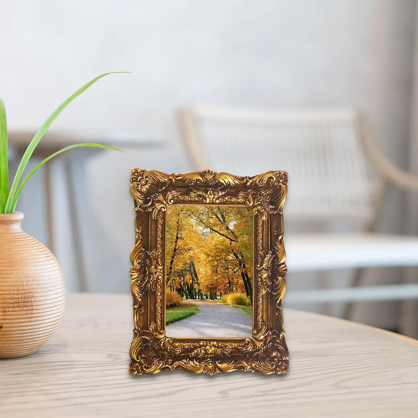 Picture Frame European Style Tabletop Photo Frame for Table Dining Room Home